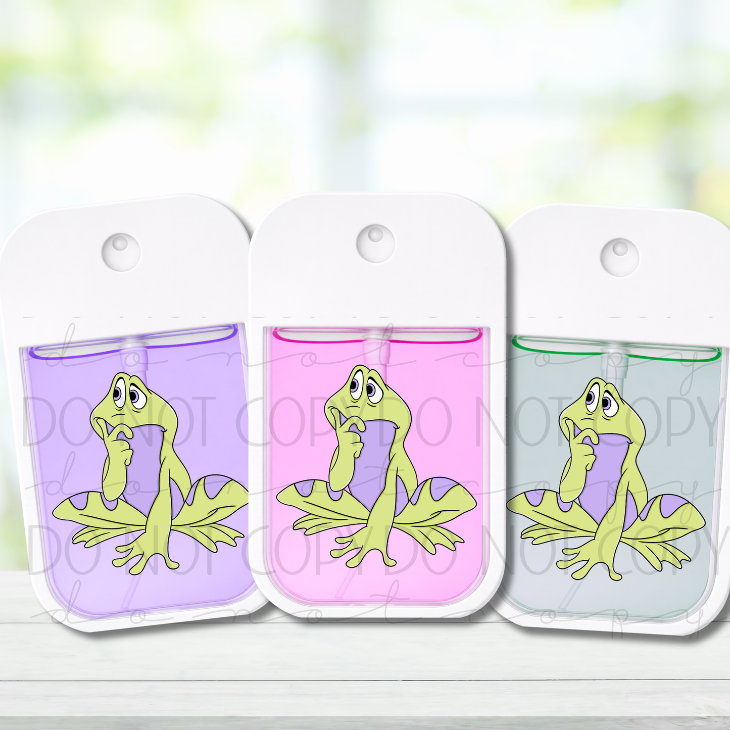 Frog Spray Decal