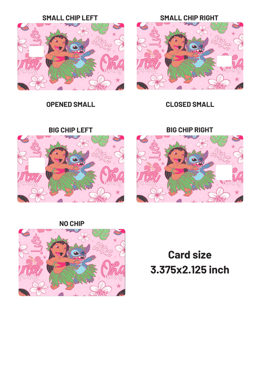 Blue Dog & Girl Credit Card Wrap