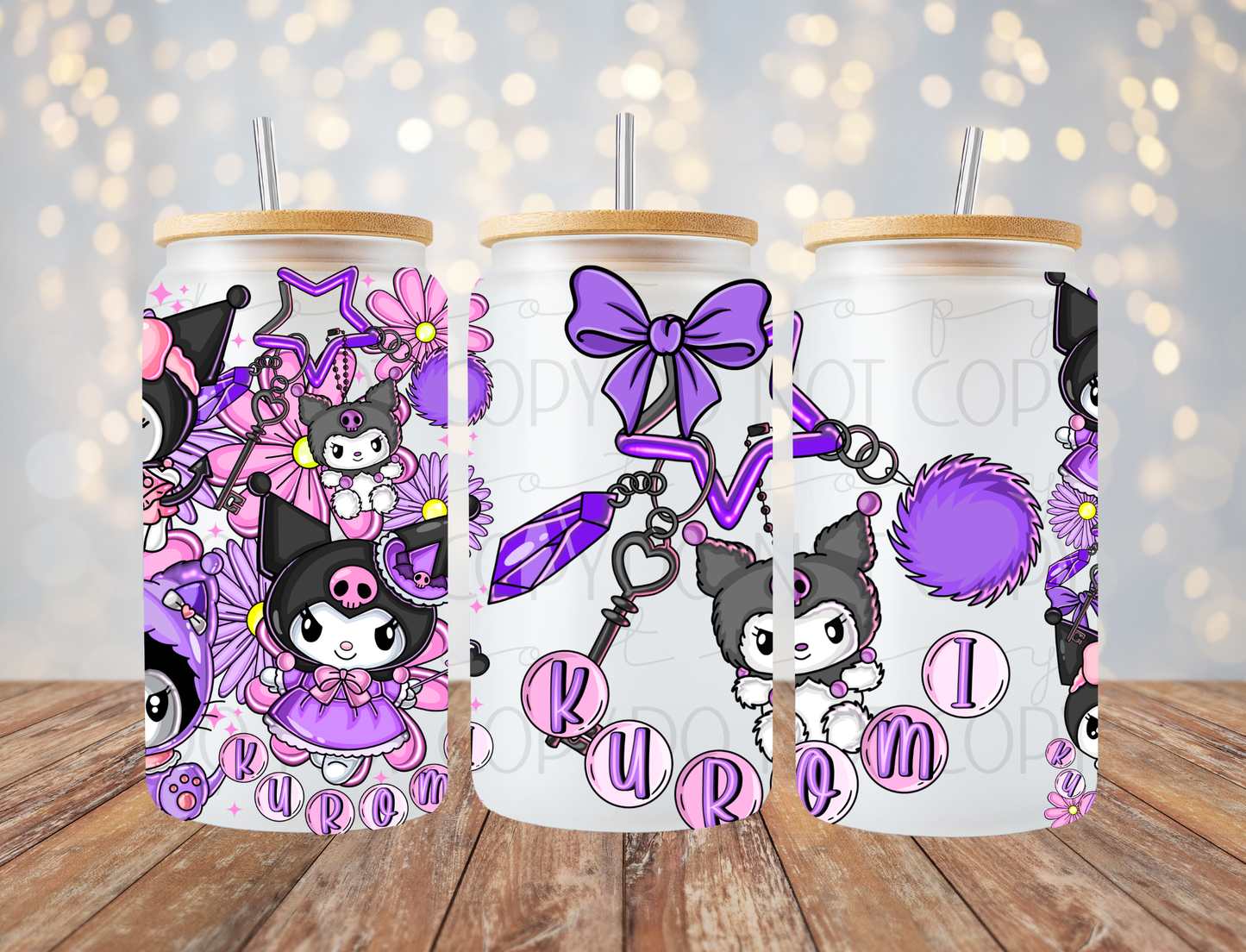 Girl Rabbit Anime 16 Oz Wrap