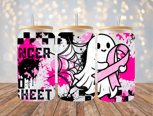Cancer Is Boo Sheet 16 Oz Wrap