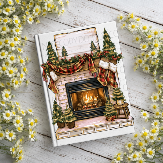 Fireplace Notebook Decal