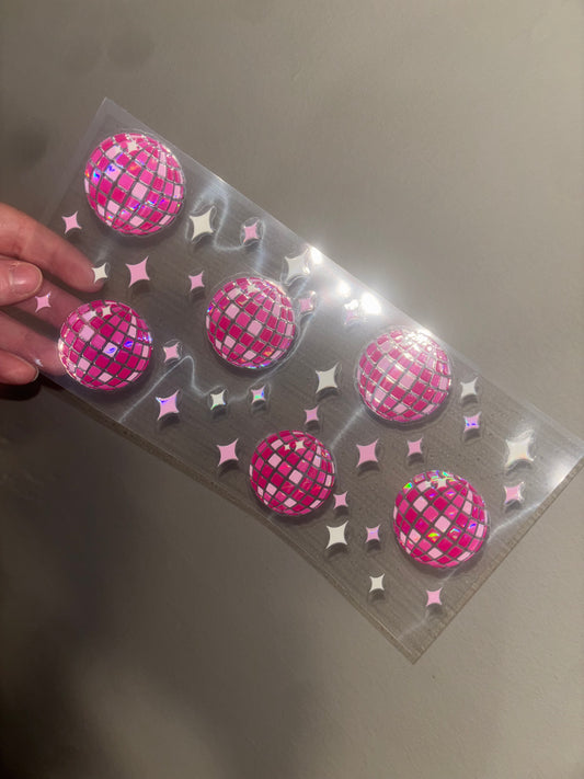 Disco Balls 16 oz Wrap