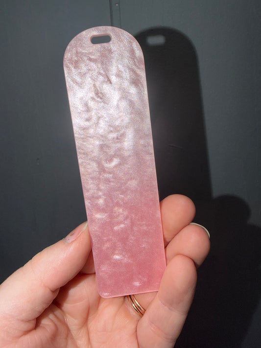 Pink Shimmer Bookmark