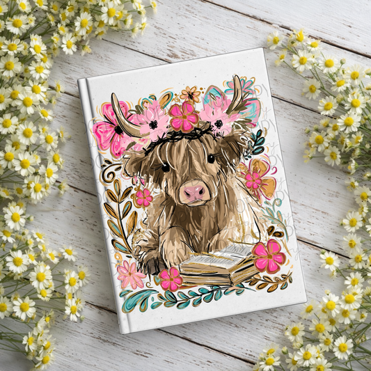 Faith Cow Notebook Decal