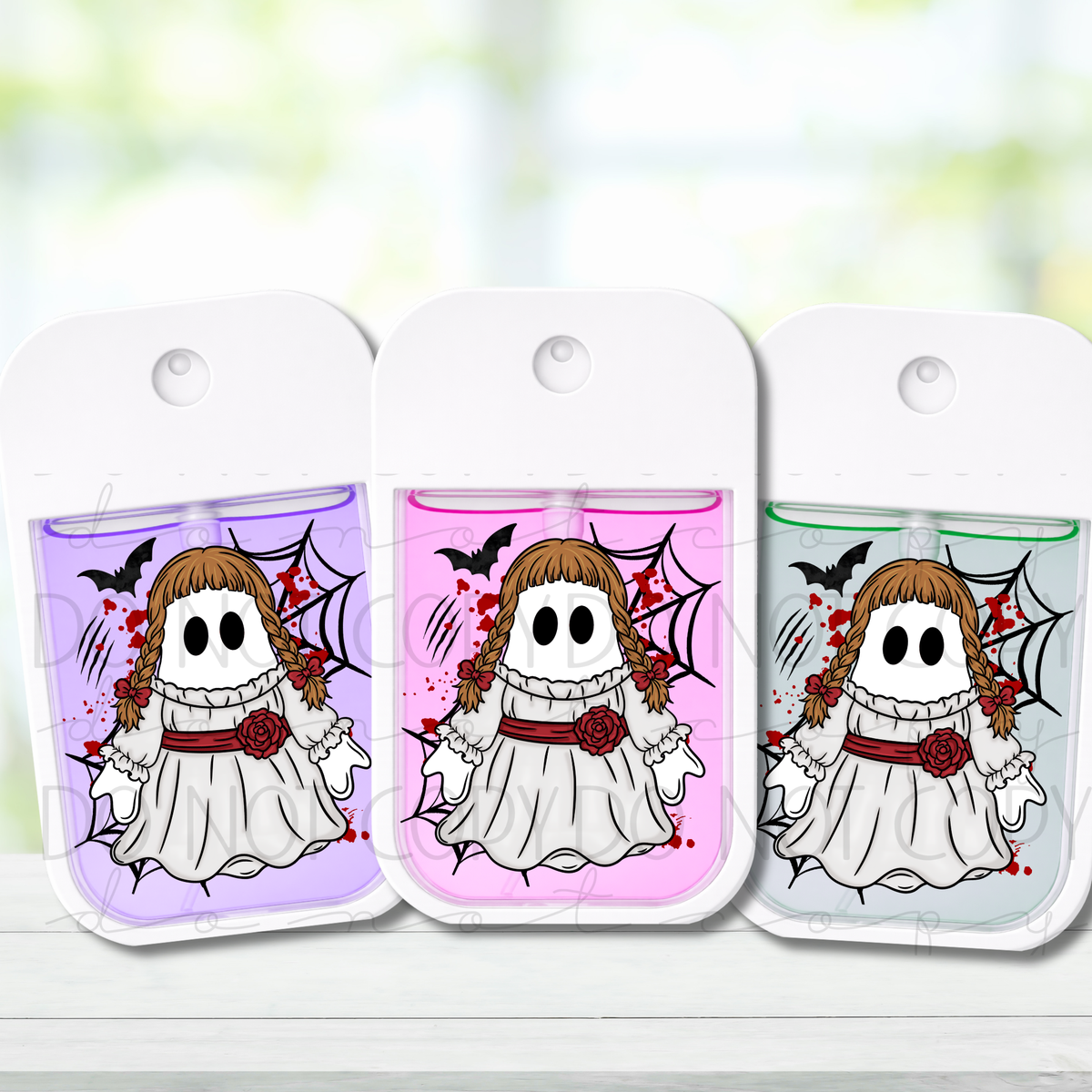 Girl Doll Horror Ghost Spray Decal