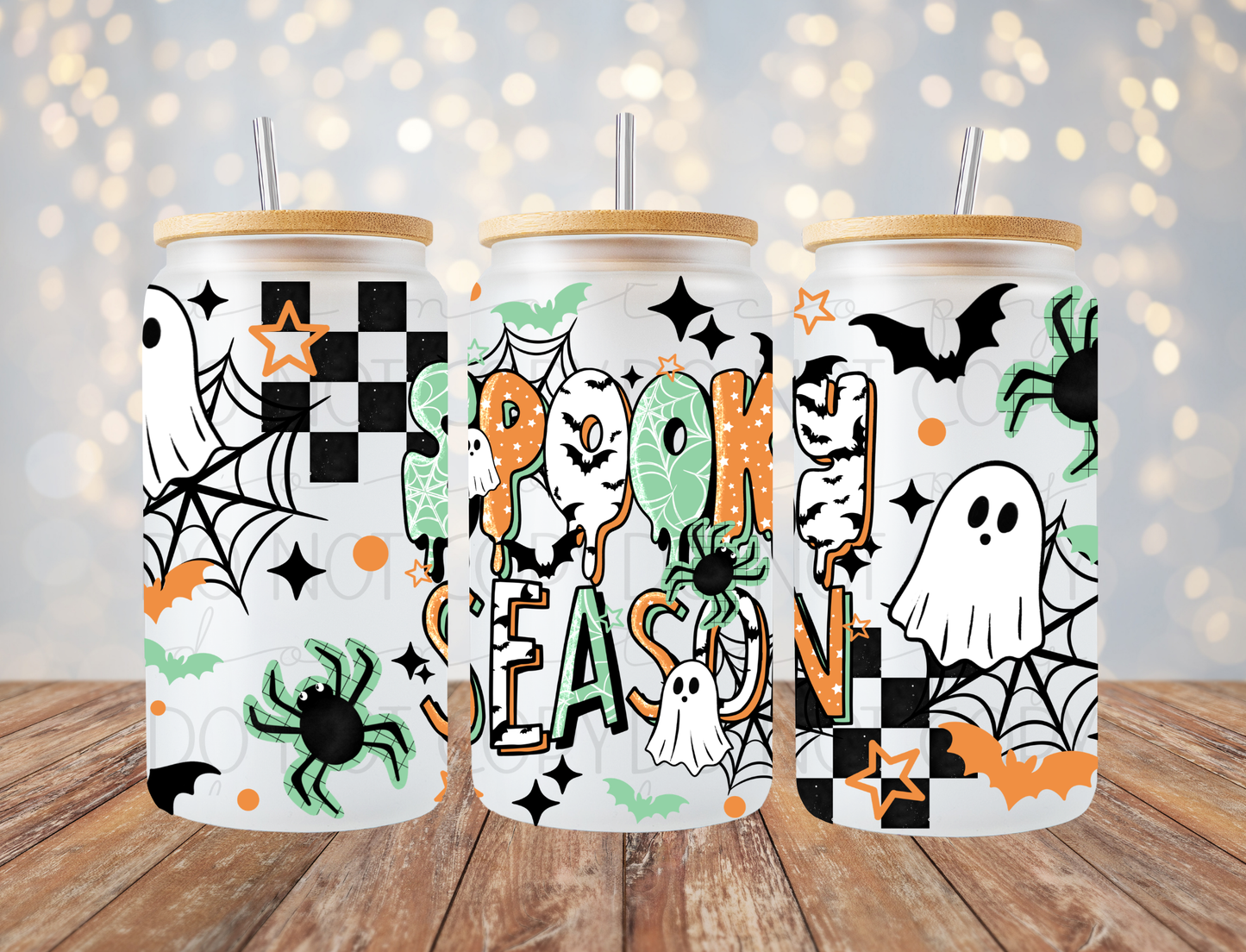 Spooky Season 16 Oz Wrap