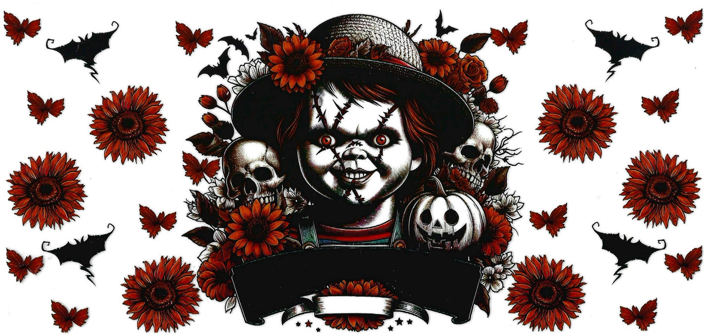 Floral Doll Horror 16 oz