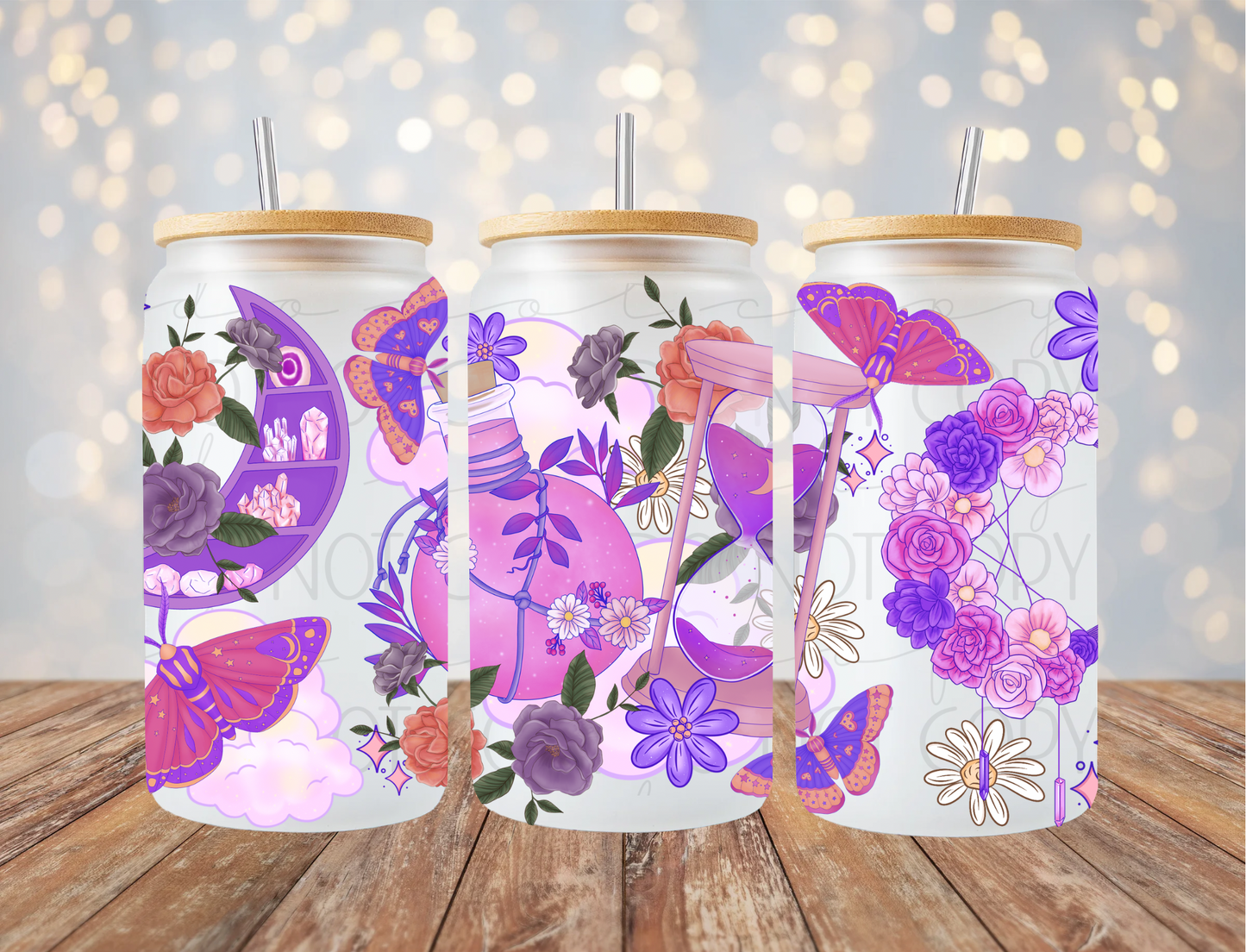 Dreamy Floral 16 Oz Wrap