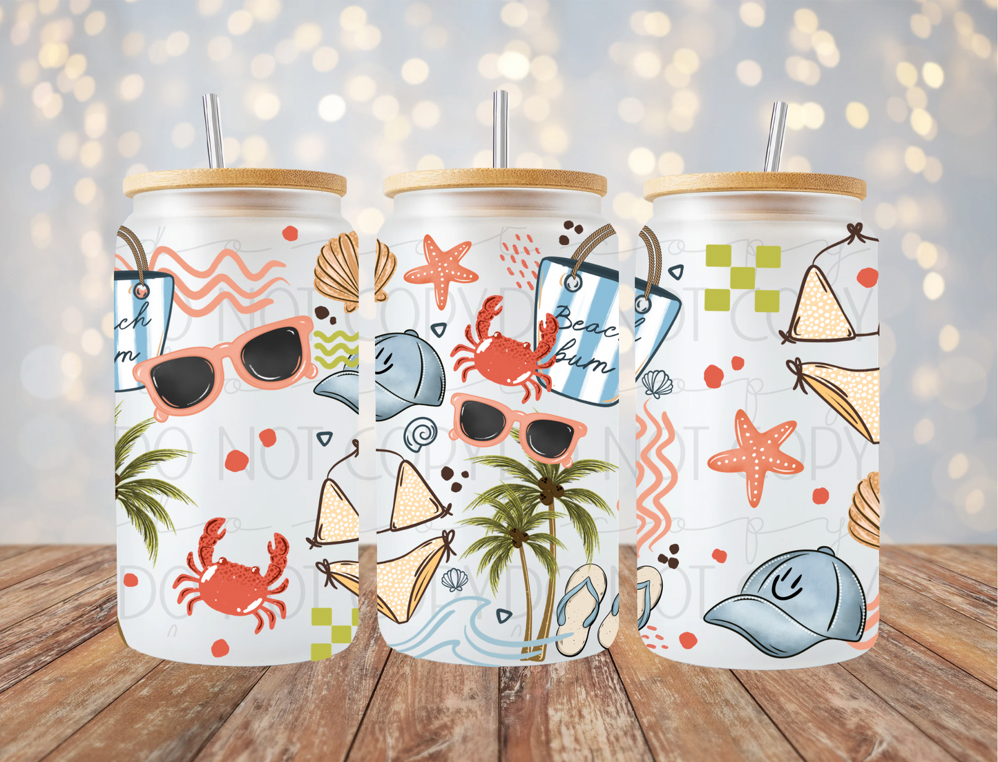 Beach 16 Oz Wrap