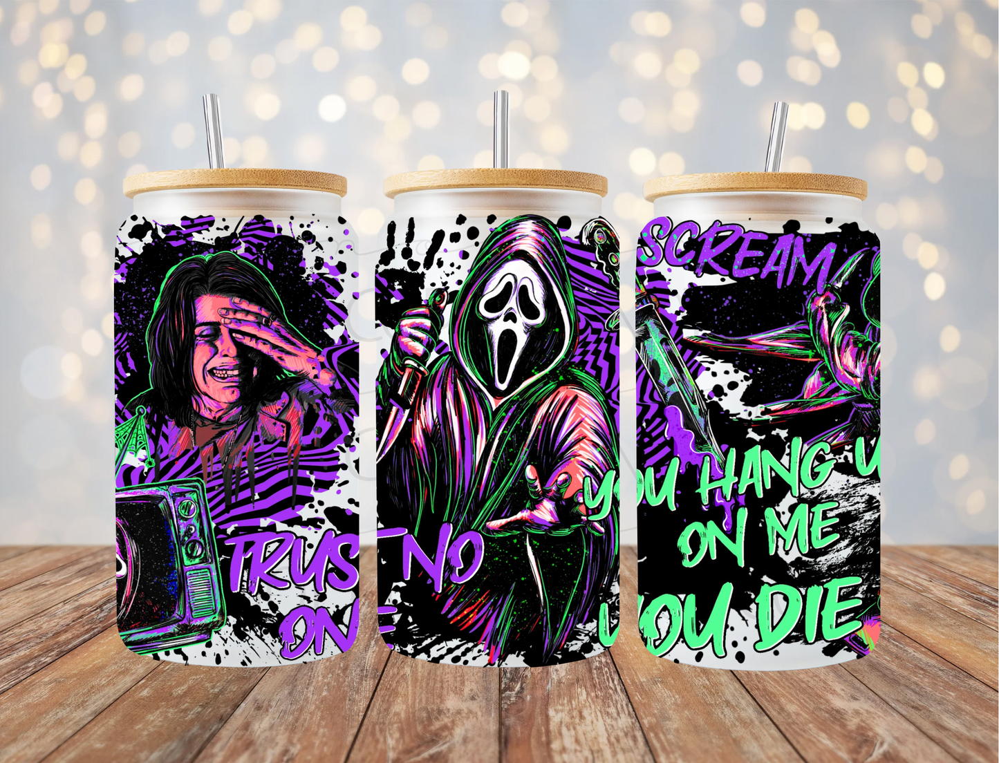 Ghost Horror 16 Oz Wrap