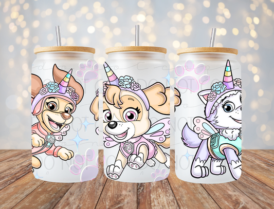 Girl Pups 16 Oz Wrap