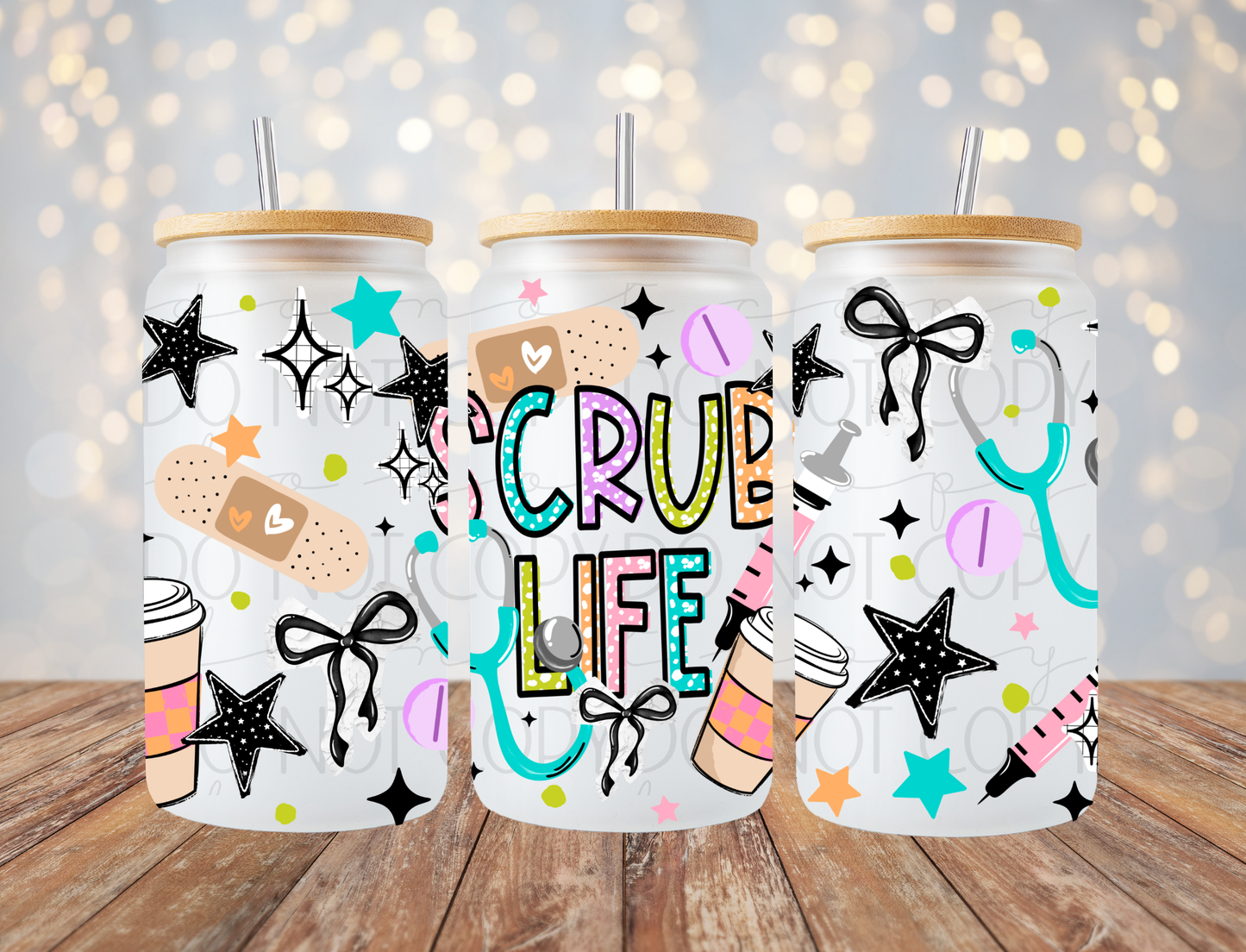 Scrub Life 16 Oz Wrap