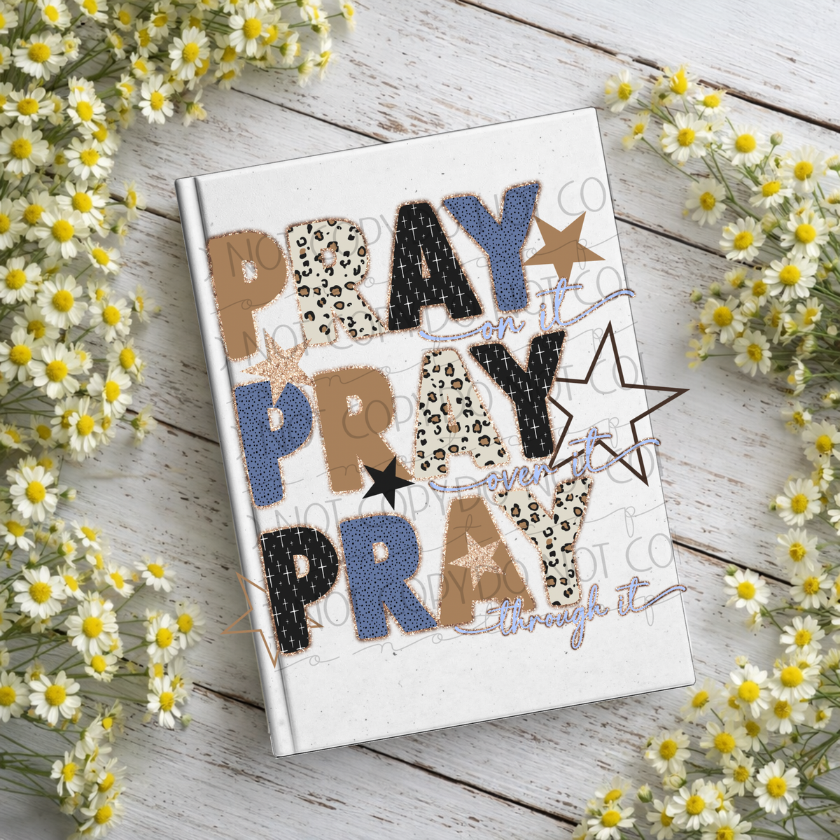 Pray Notebook Decal