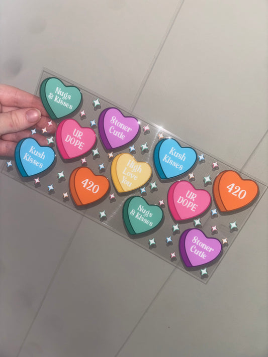Stoner Valentines Candy 16 oz Wrap