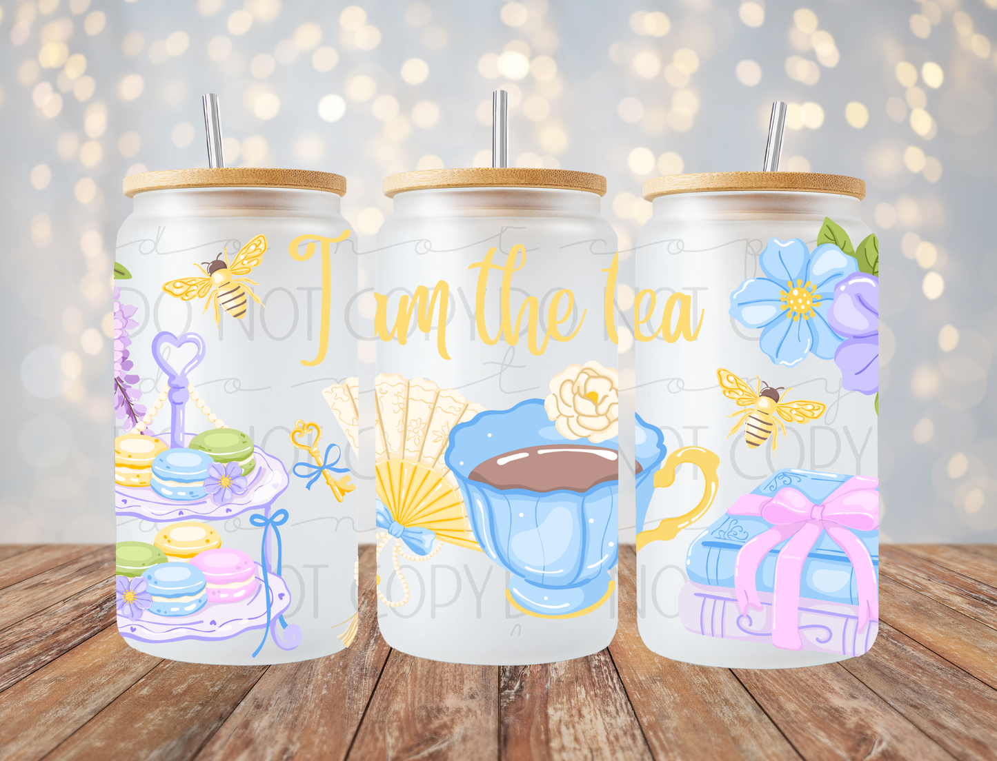 I Am The Tea 16 Oz Wrap