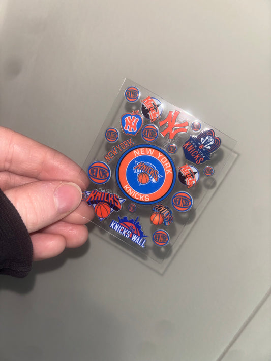 New York Basketball Spray Decal