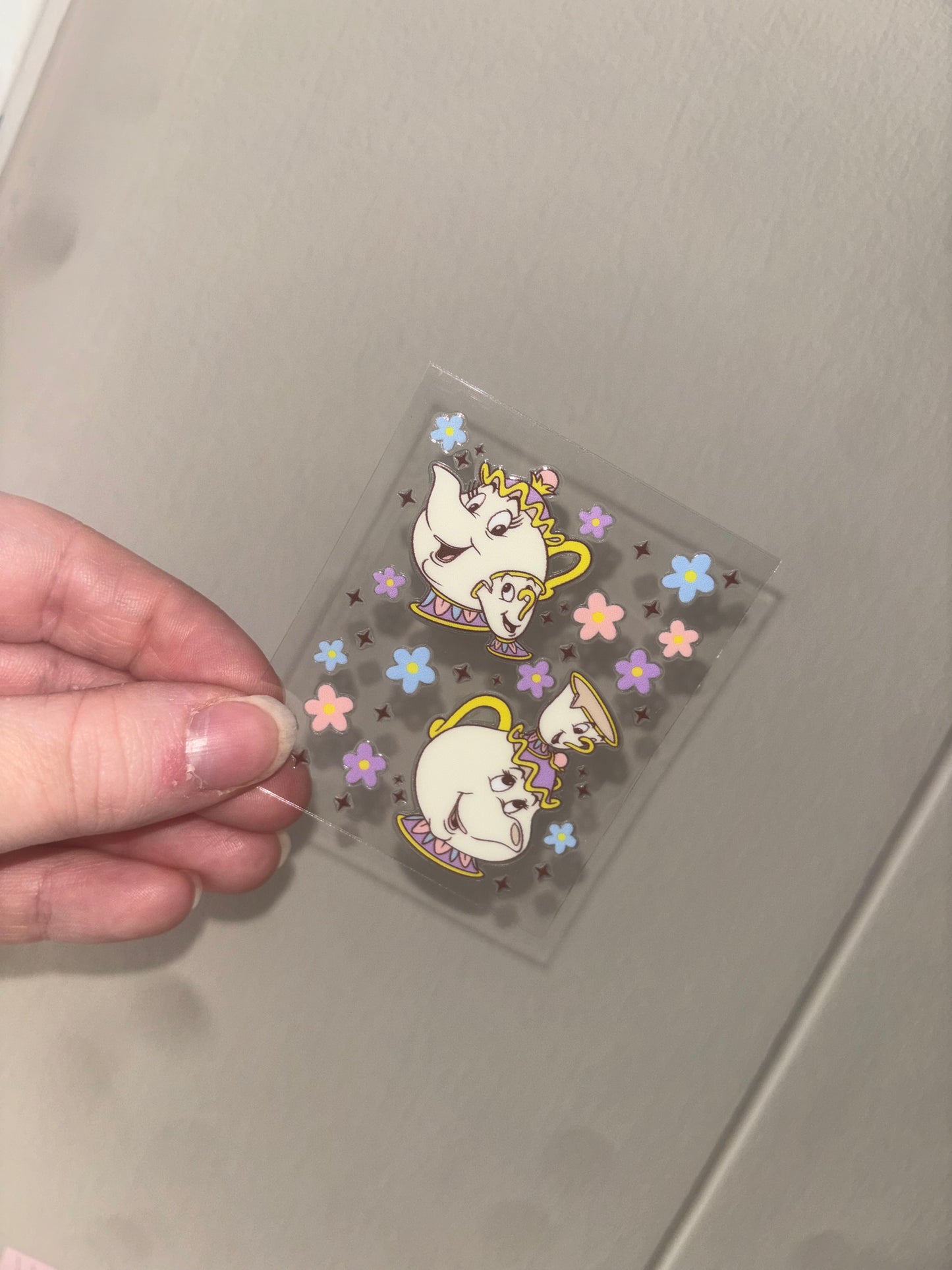 Mom & Baby Potts Spray Decal
