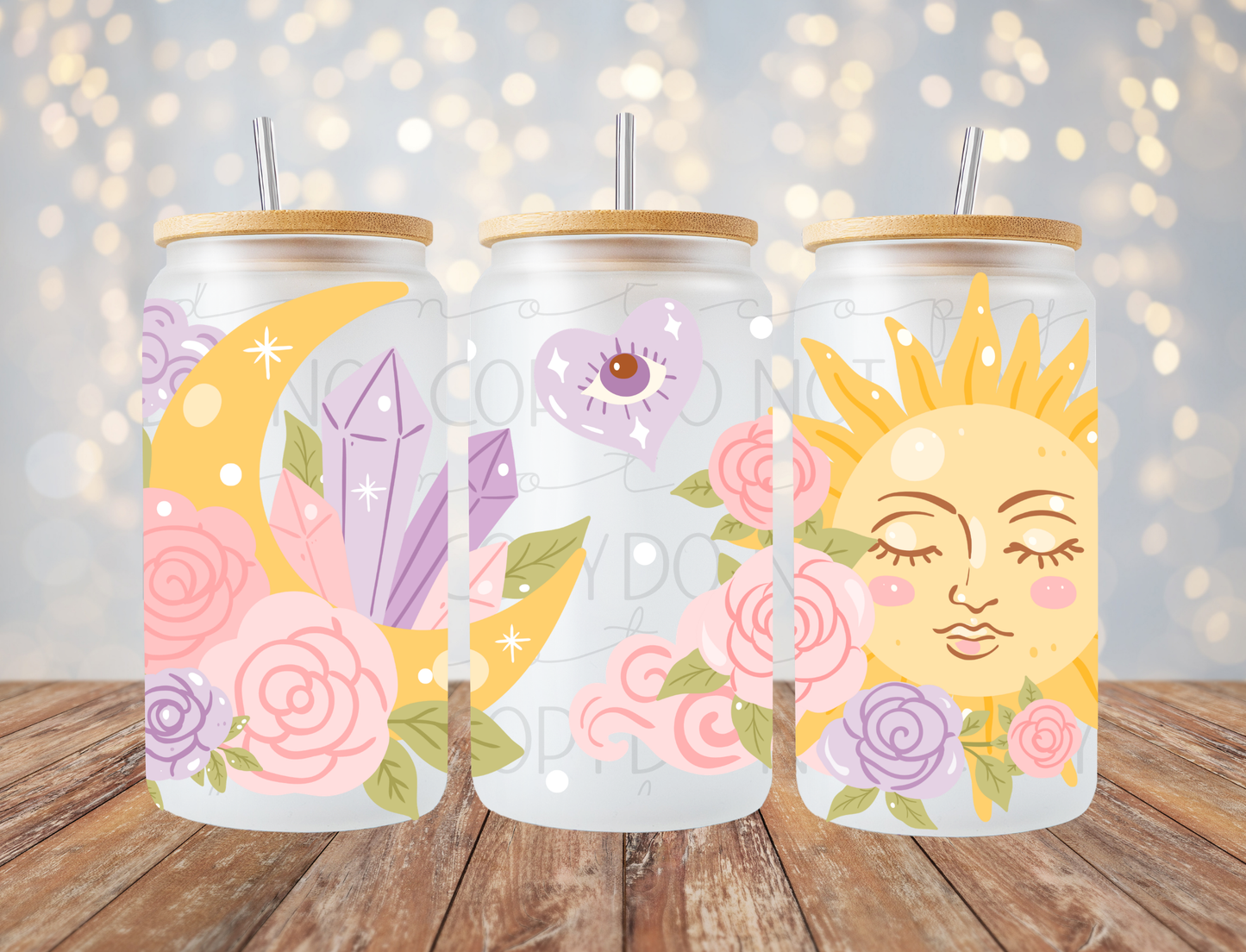 Sun & Moon 16 Oz Wrap