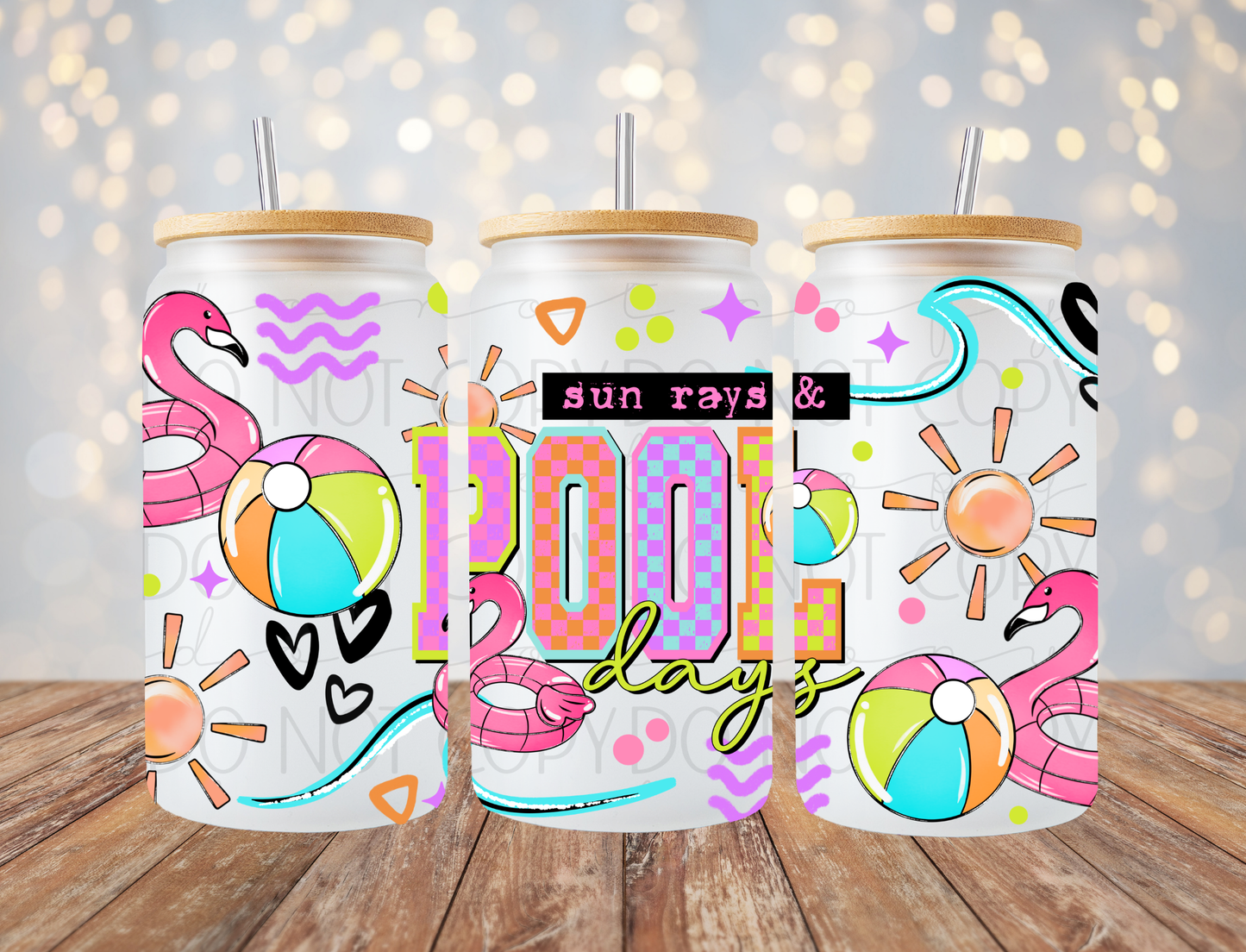 Pool Days 16 Oz Wrap