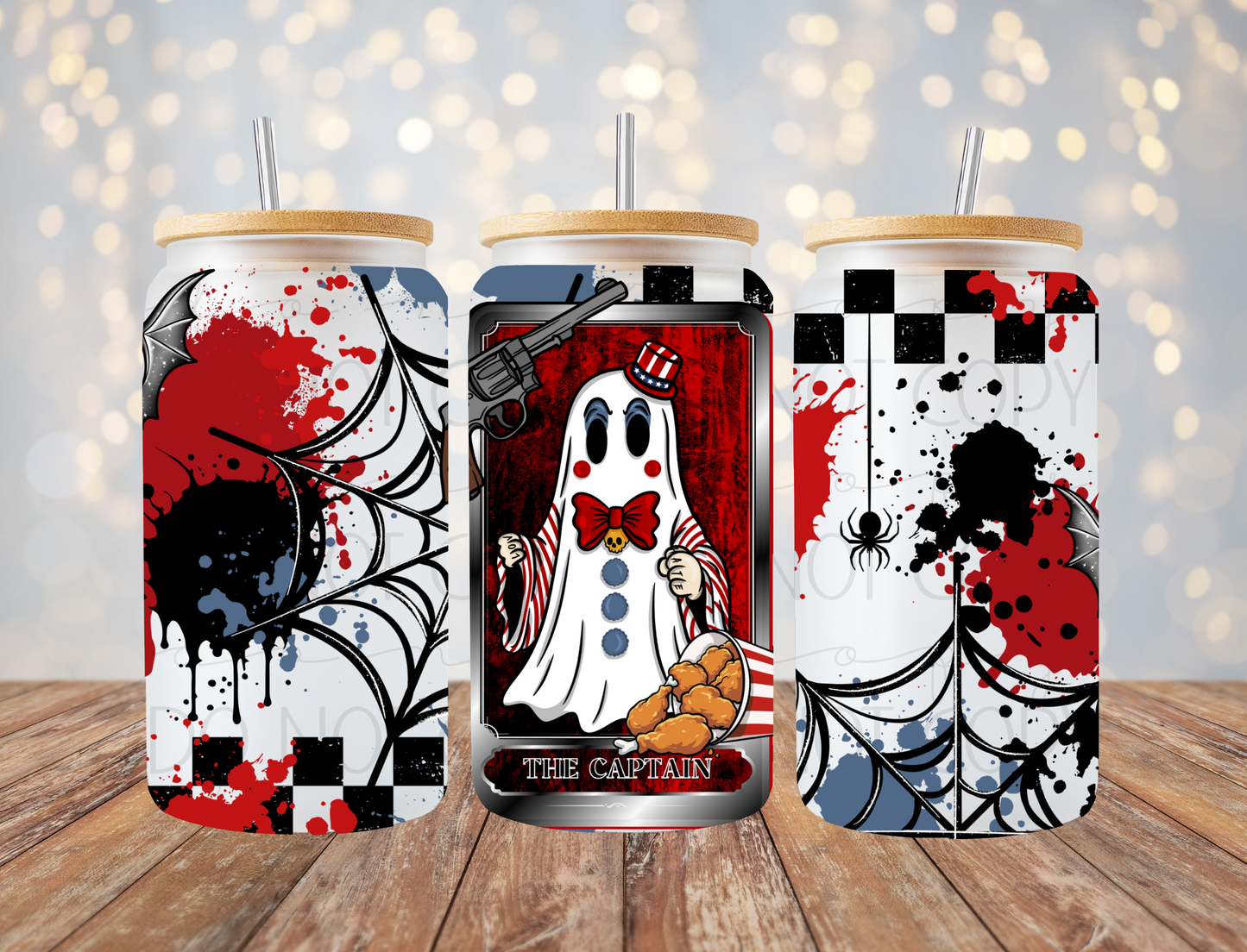Captain Horror Tarot 16 Oz Wrap