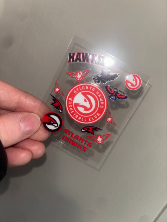 Atlanta Basketball Spray Decal