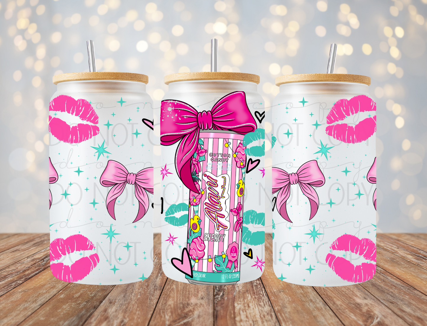 Cotton Candy Energy Drink 16 Oz Wrap