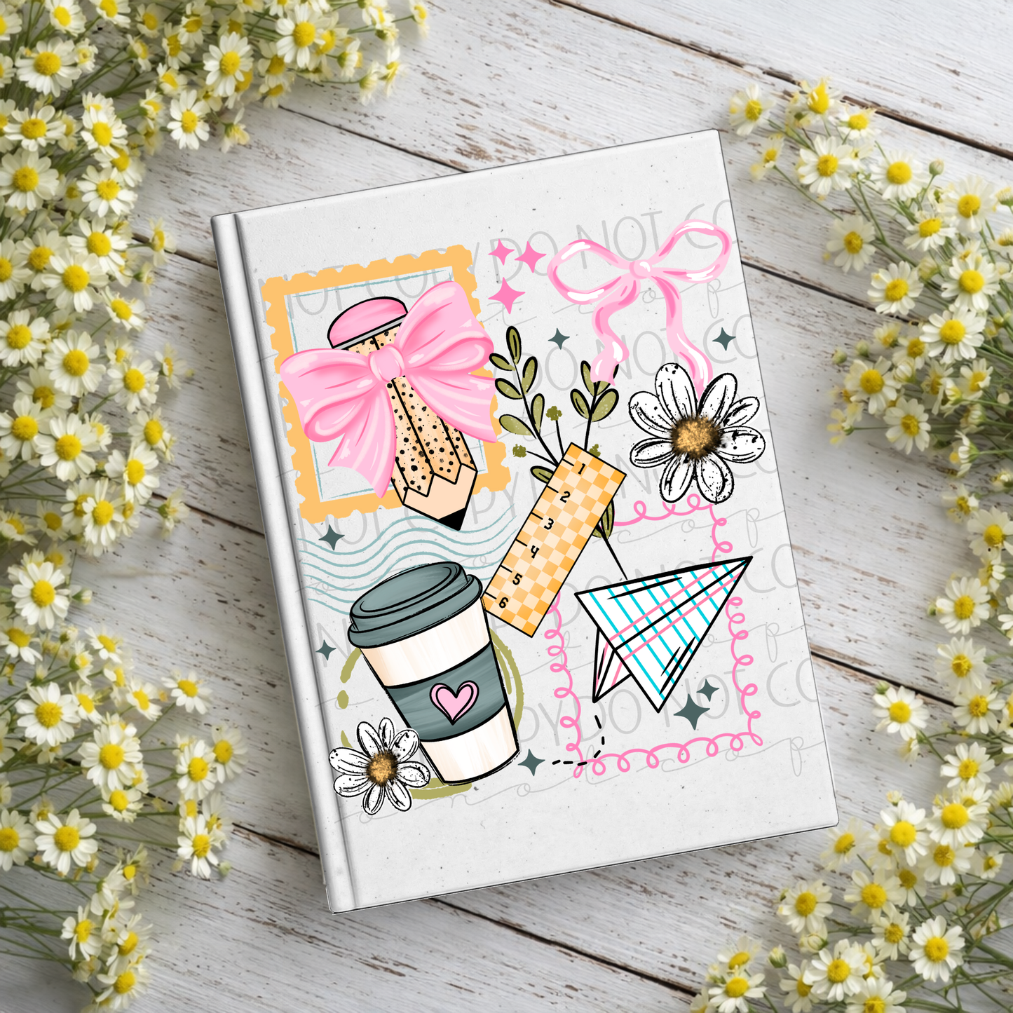 Teacher Stamps Notebook Decal