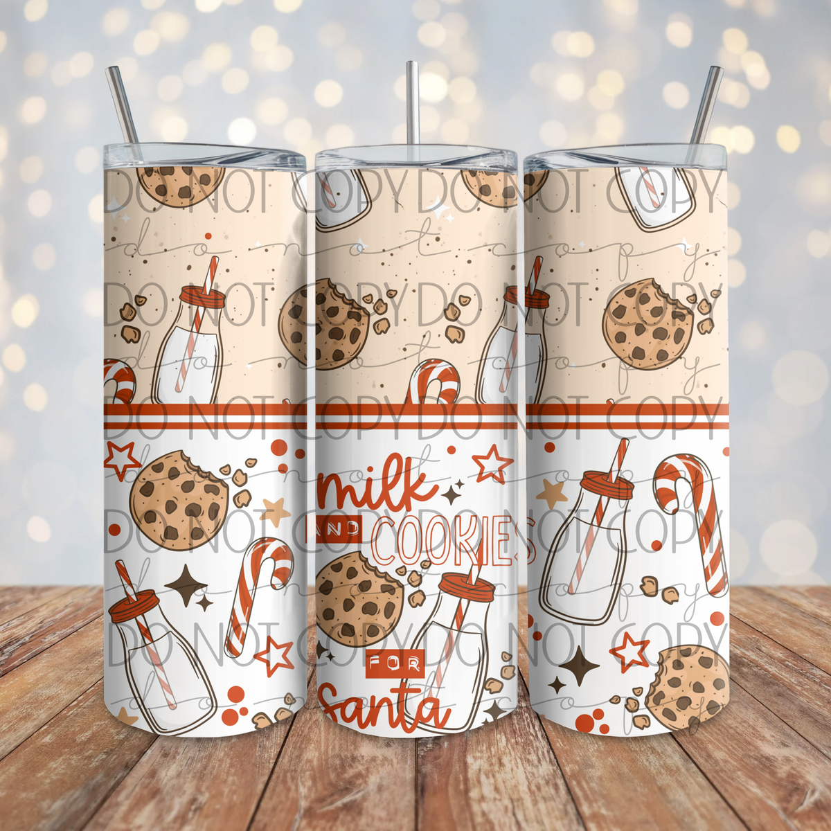 Milk & Cookies 20 oz Wrap