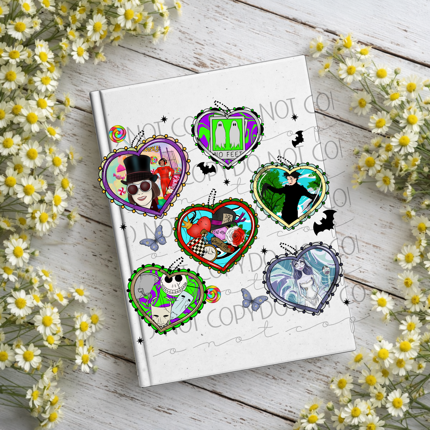 TB Collage Notebook Decal