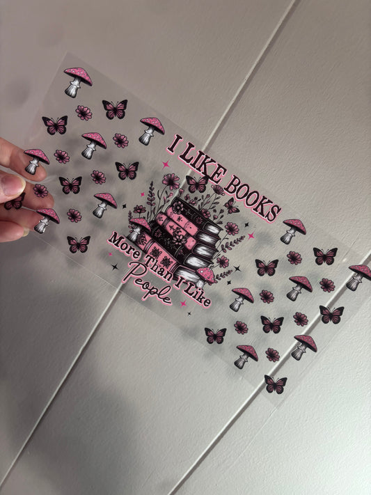 I Like Books 16 oz Wrap