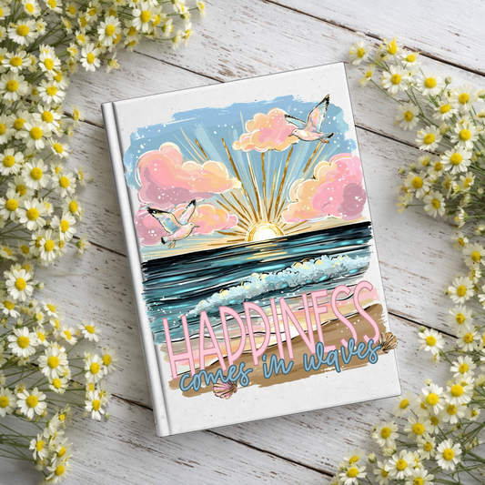 Comes In Waves Notebook Decal