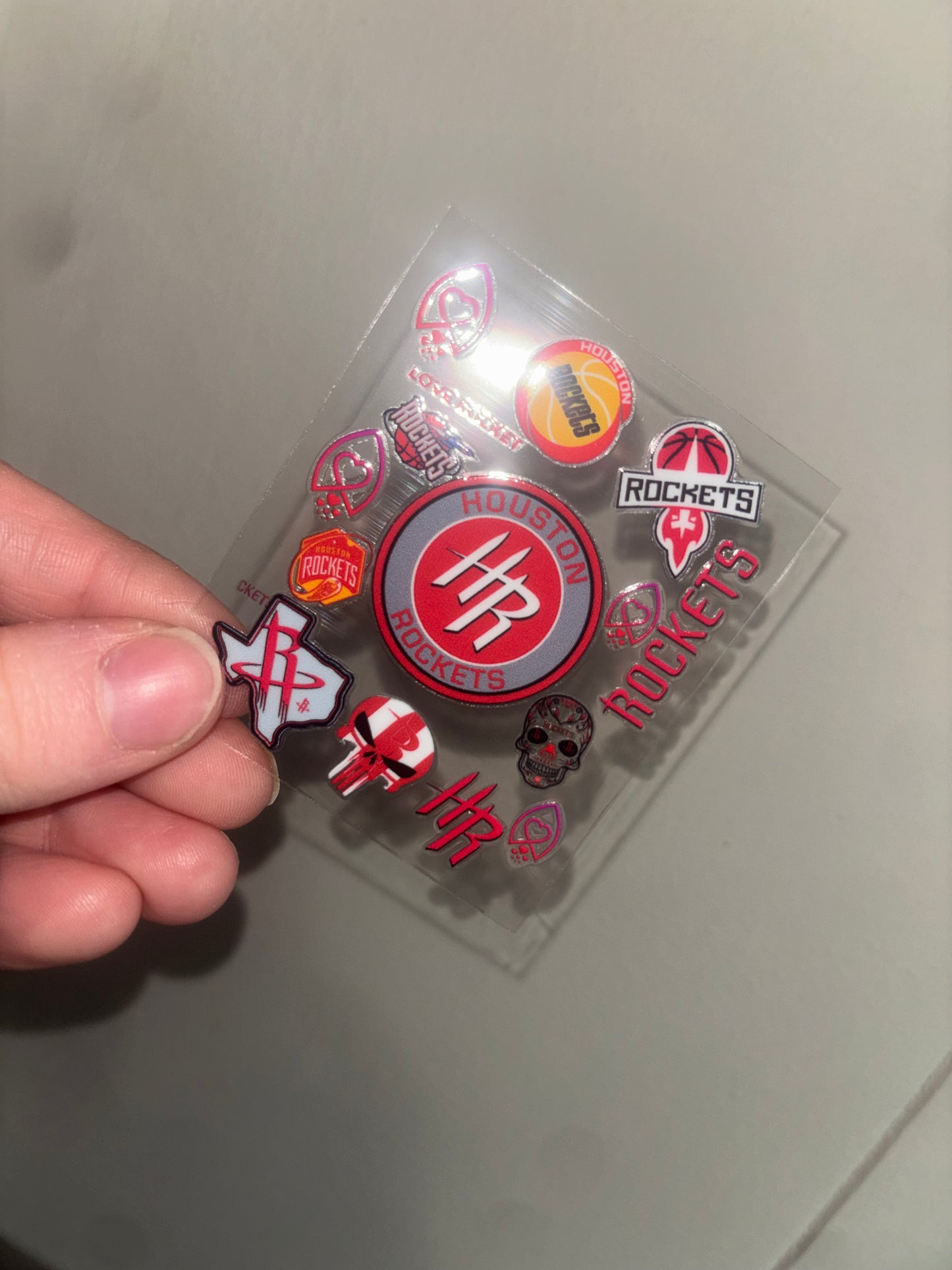 Houston Basketball Spray Decal