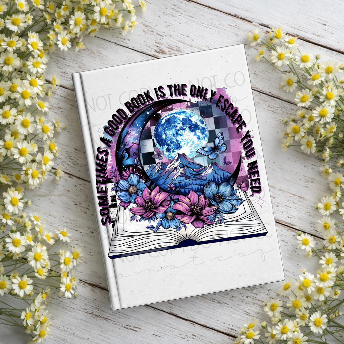 Only Escape Notebook Decal