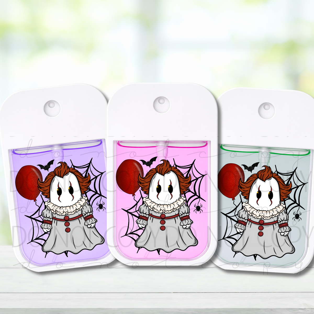 Clown Horror Ghost Spray Decal
