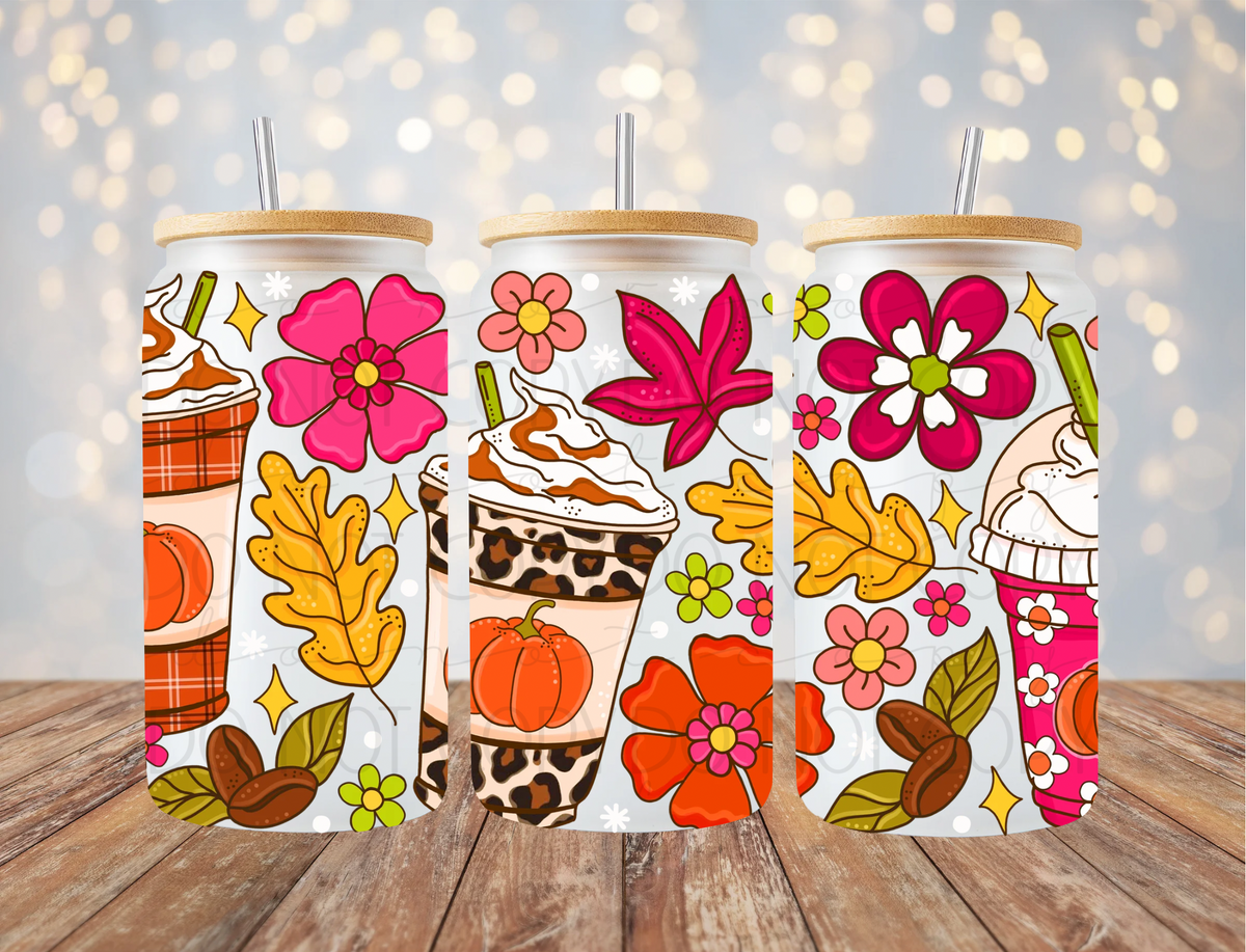 Fall Coffee 16 Oz Wrap