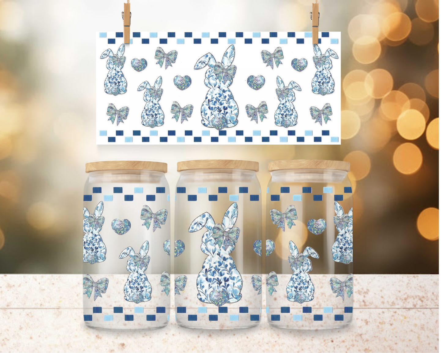 Easter Bunny 16 oz Wrap