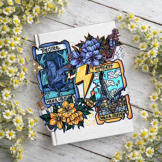 Blue Wizard Tarot Notebook Decal