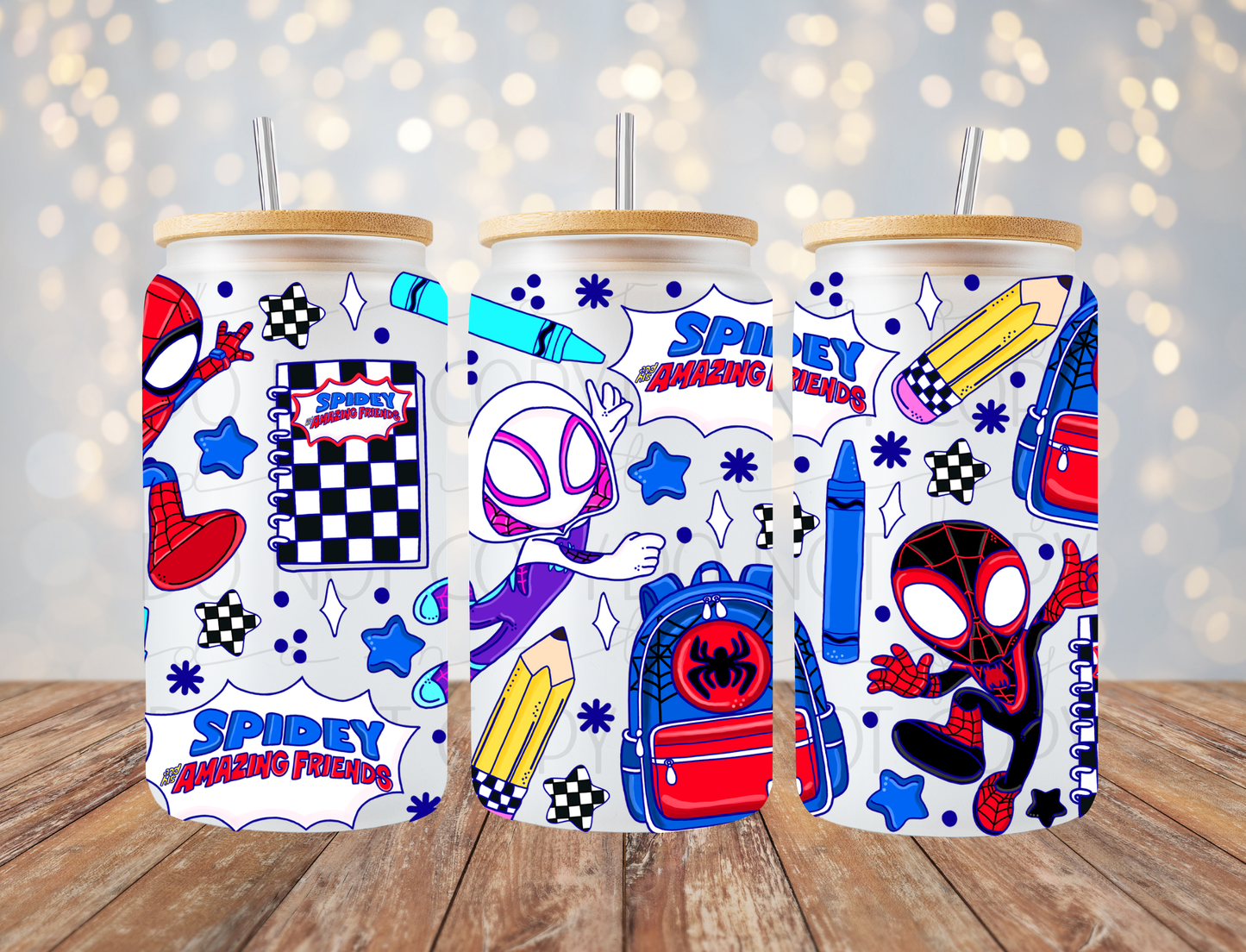 Spider Heroes 16 Oz Wrap
