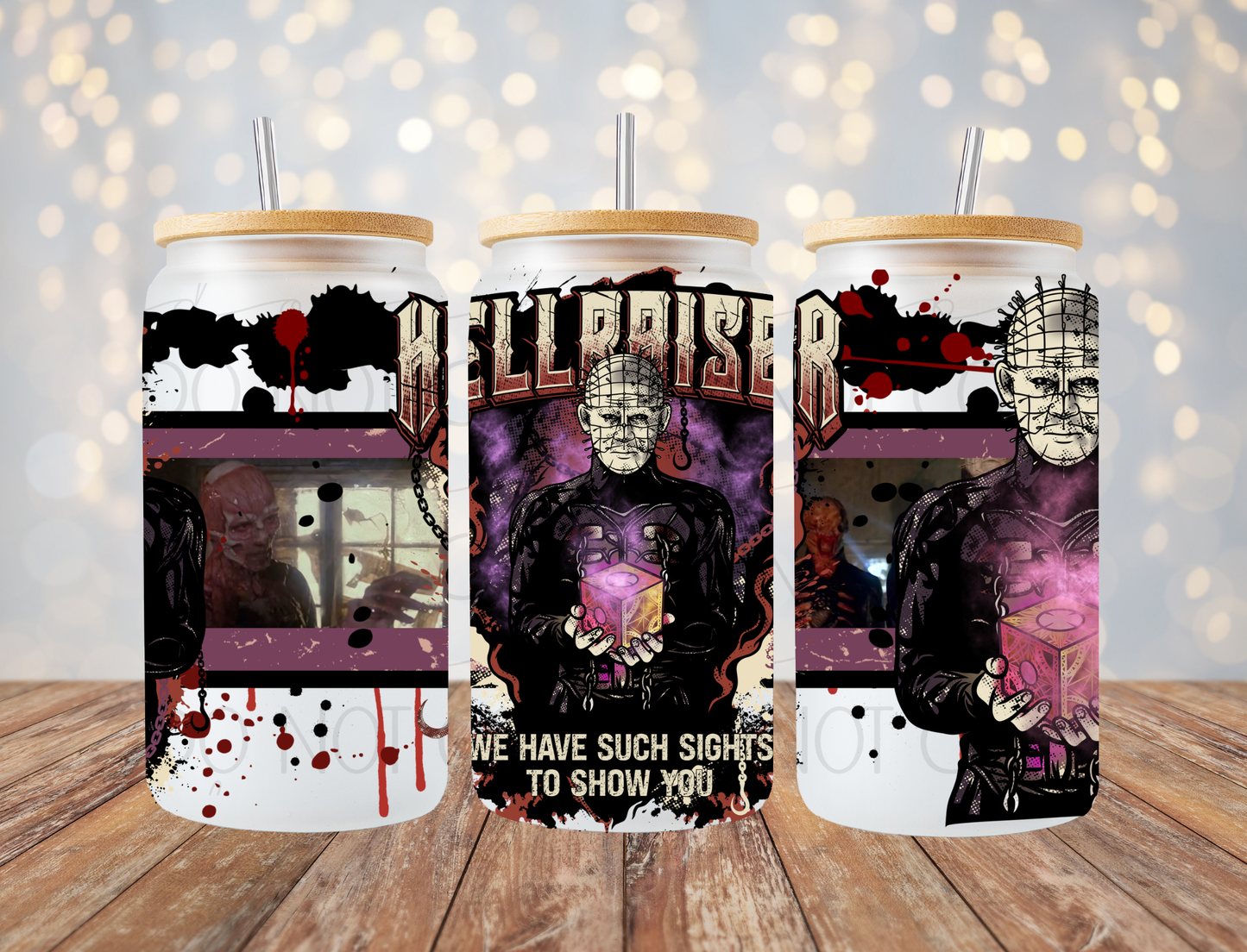 Pin Horror 16 Oz Wrap