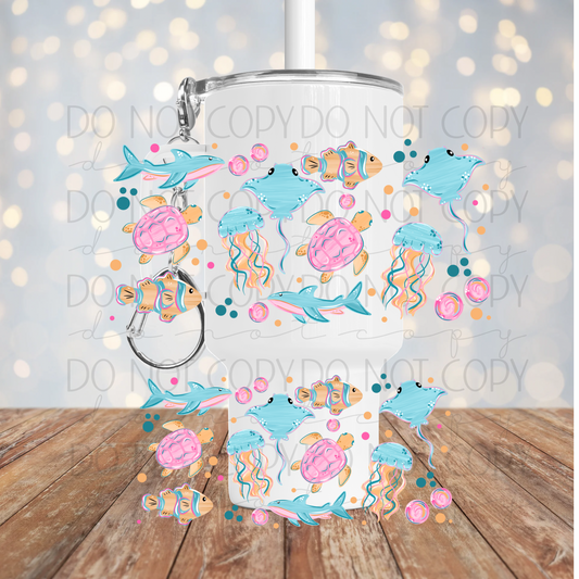 Ocean Animals Mini Wrap