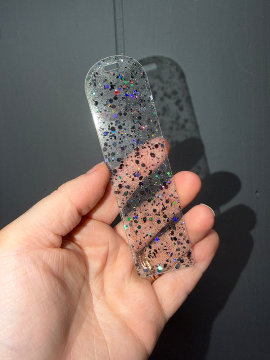 Black Sparkle Bookmark