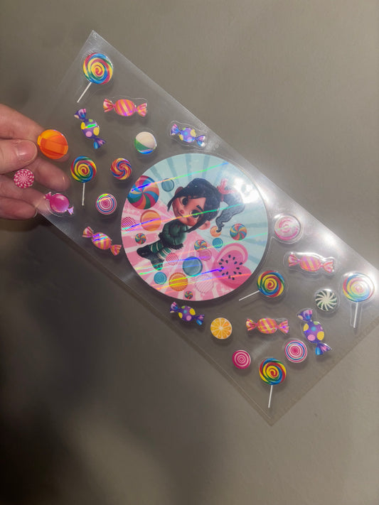 Racing Princess Holographic 16 oz Wrap