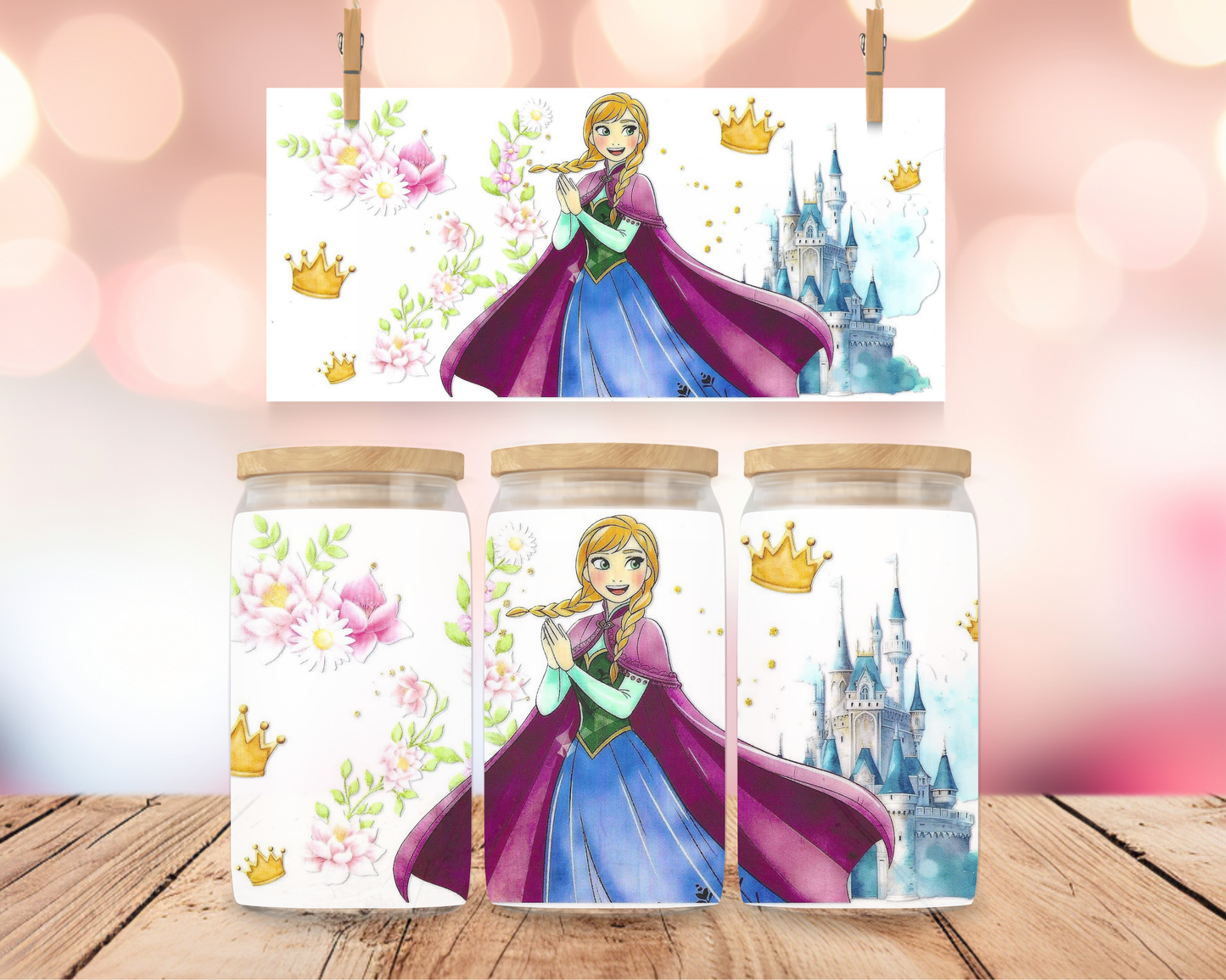 Sister Princess Castle 16 oz Wrap