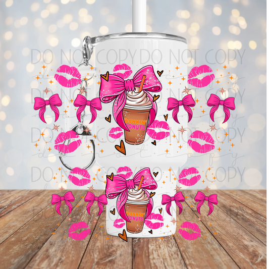 Pink Coffee Mini Wrap