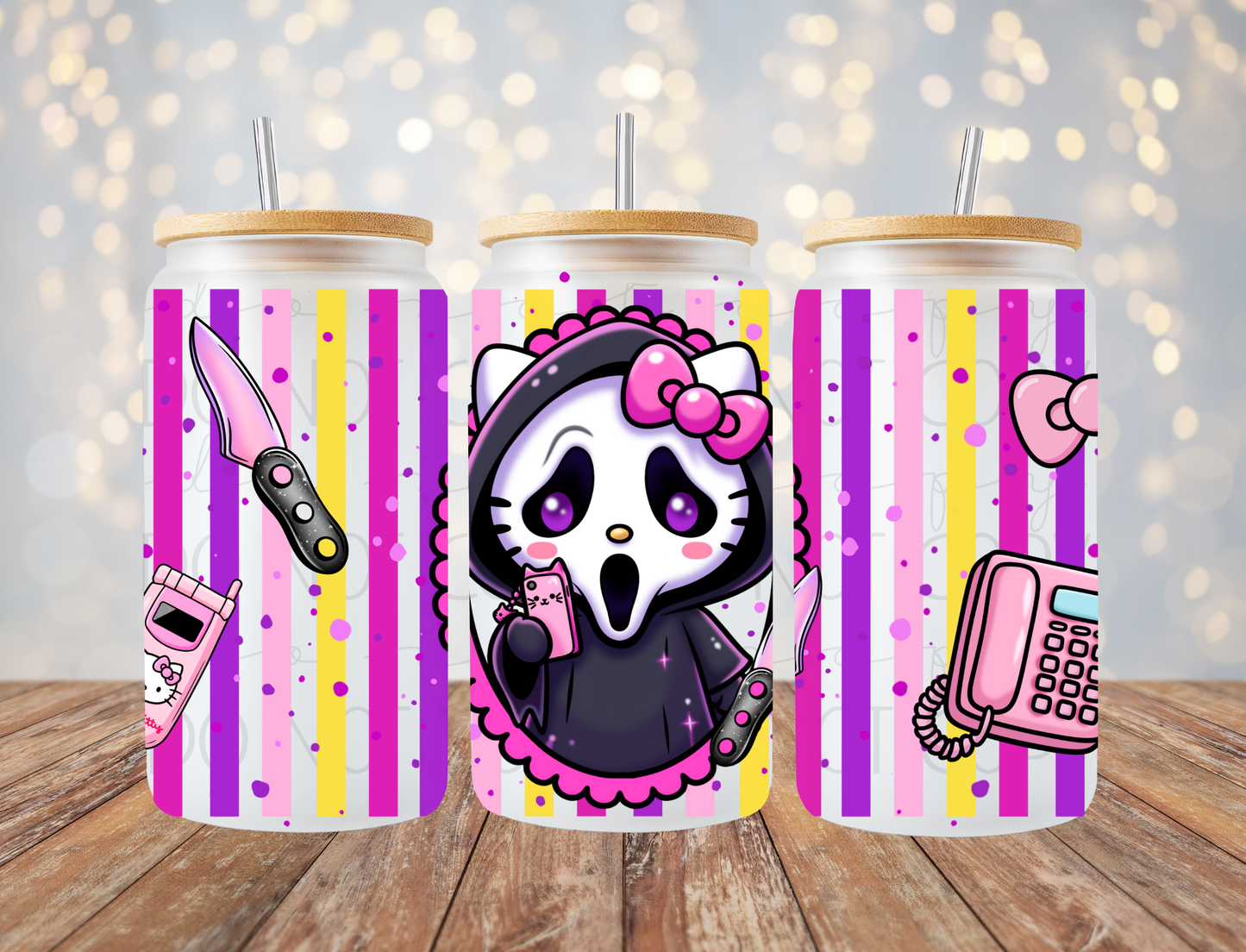 Kitty Horror 16 Oz Wrap