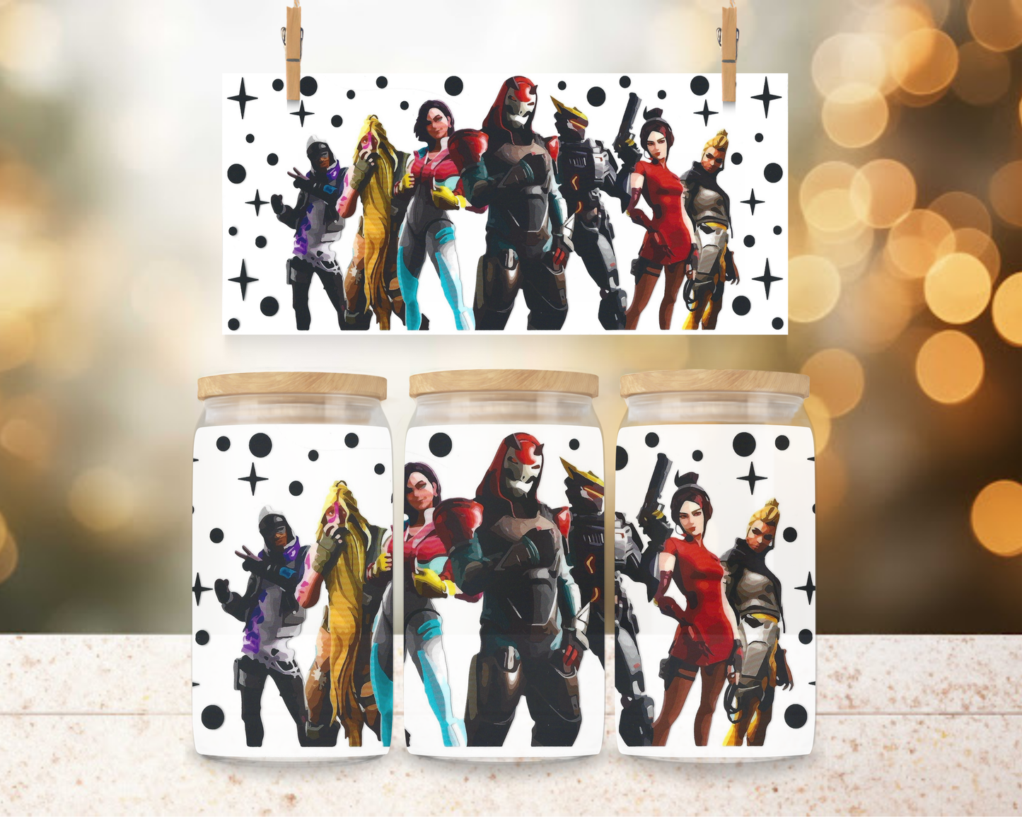 Video Game 16 oz Wrap