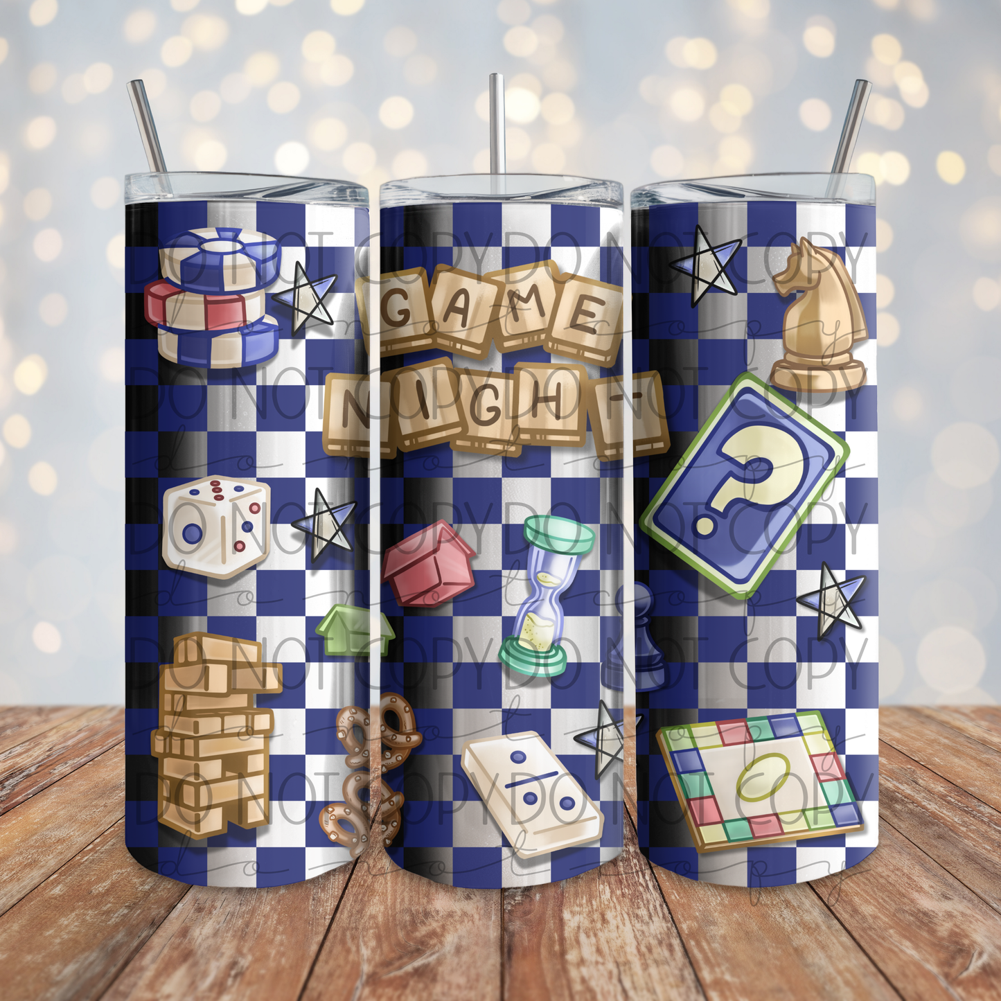 Game Night 20 oz Wrap