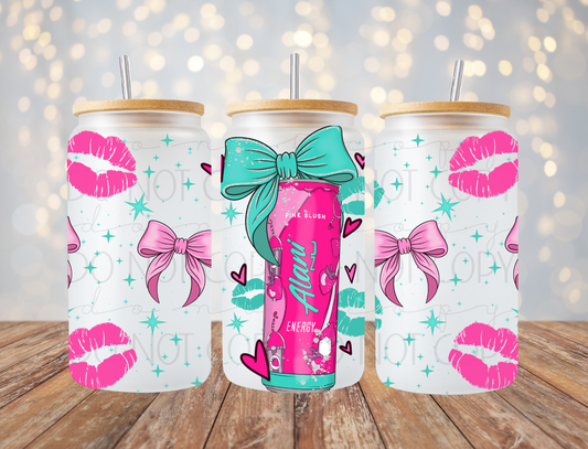 Pink Slush Energy Drink 16 Oz Wrap