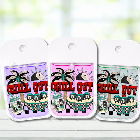Chill Out Spray Decal