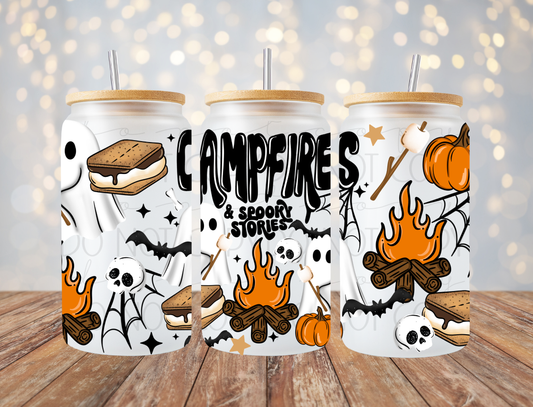 Campfires & Spooky Stories 16 Oz Wrap